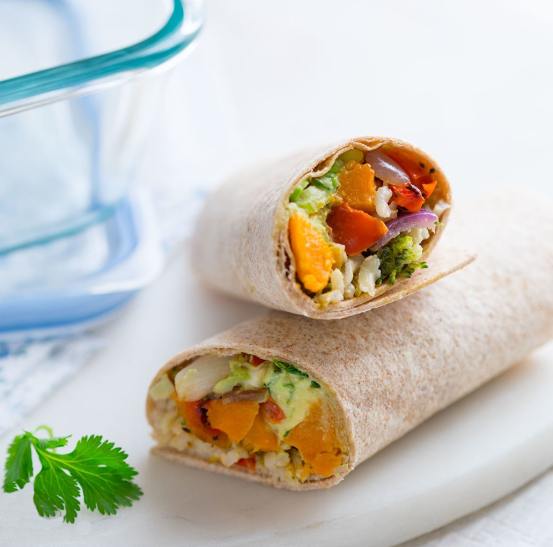 From Our Kitchen: Easy Brown Rice & Veggie Wrap Recipe