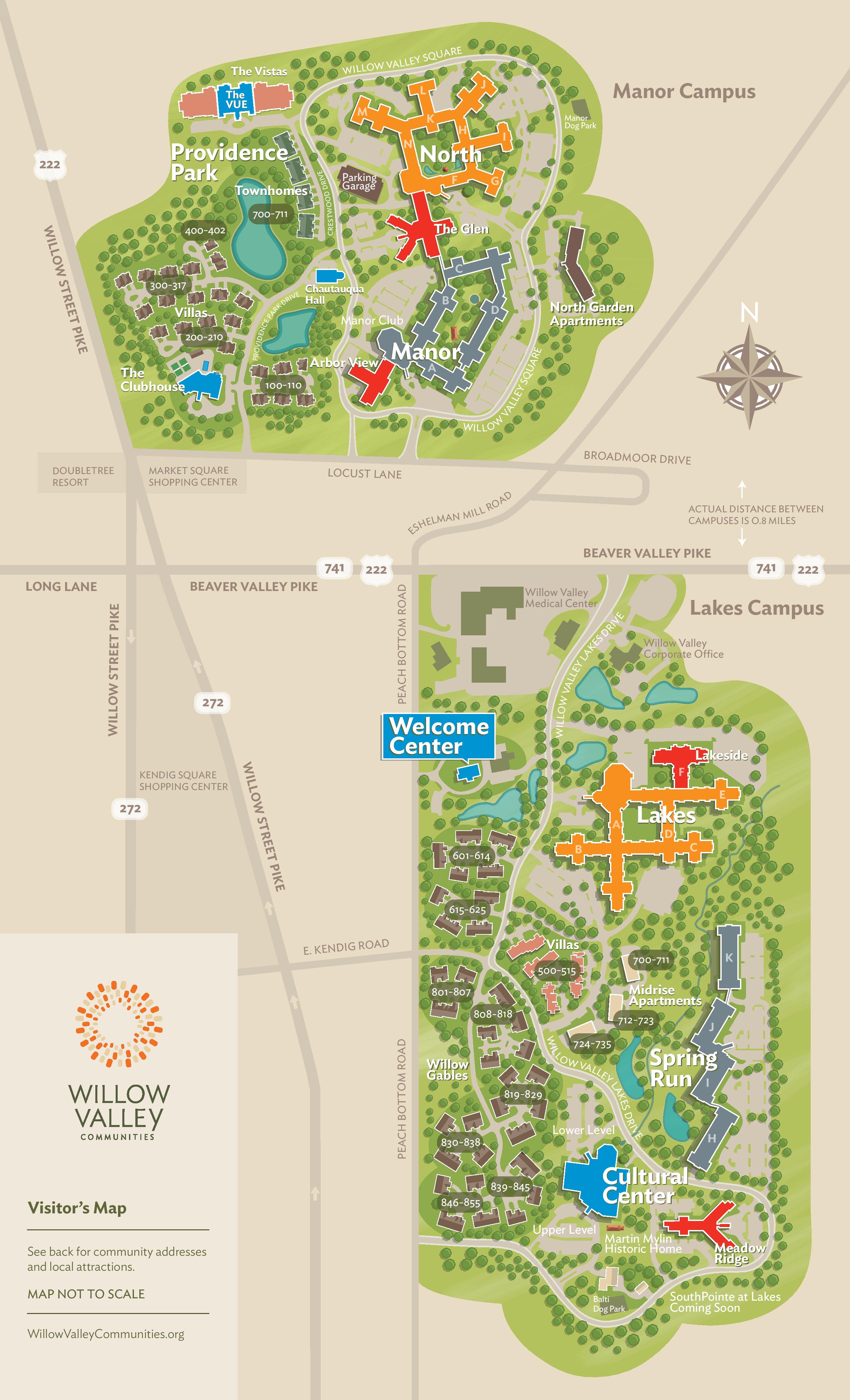 Willow Valley Campus Map