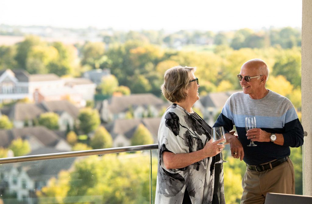 Residents enjoying the VUE.