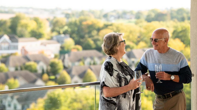 Residents enjoying the VUE.