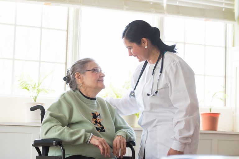 Supportive Living Nursing Team Member With Resident