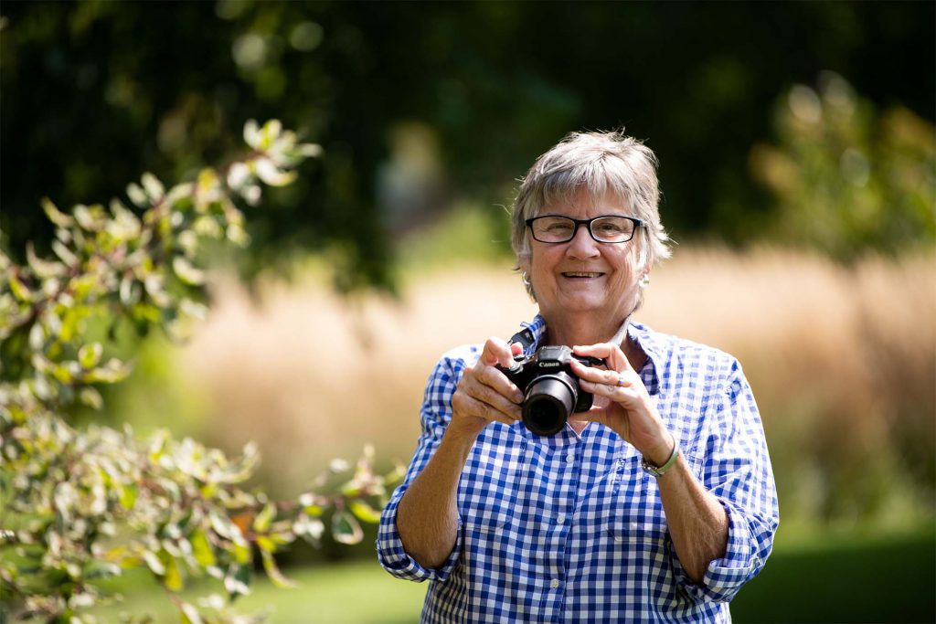 Willow Valley Communities Resident taking pictures of our beautiful campus