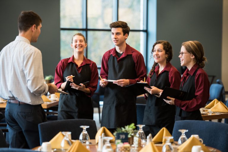 Culinary Team Members Working At Four Seasons In Spring Run Apartment Building