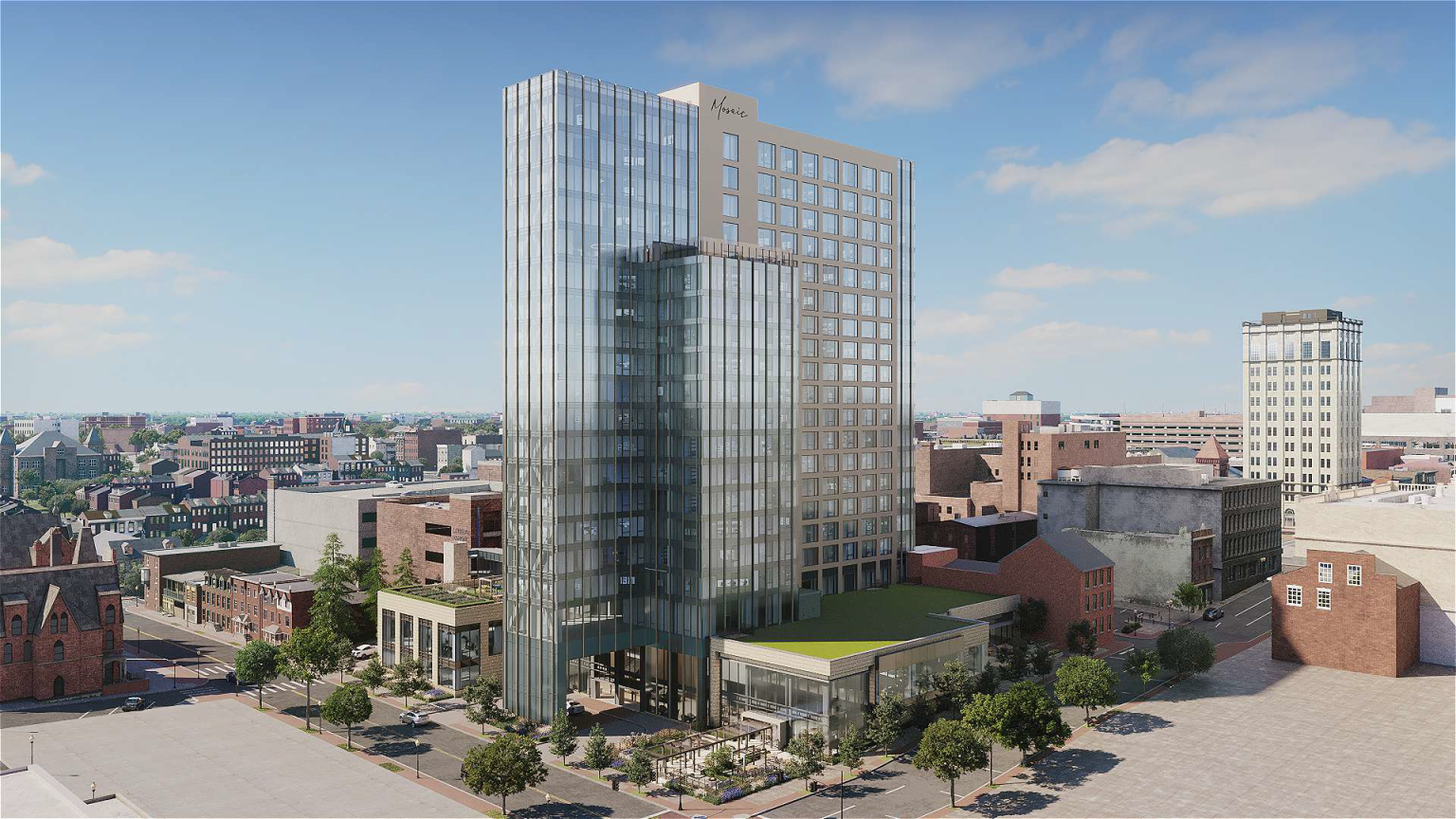 Rendering of Mosaic at Queen and Vine Streets in Lancaster, PA